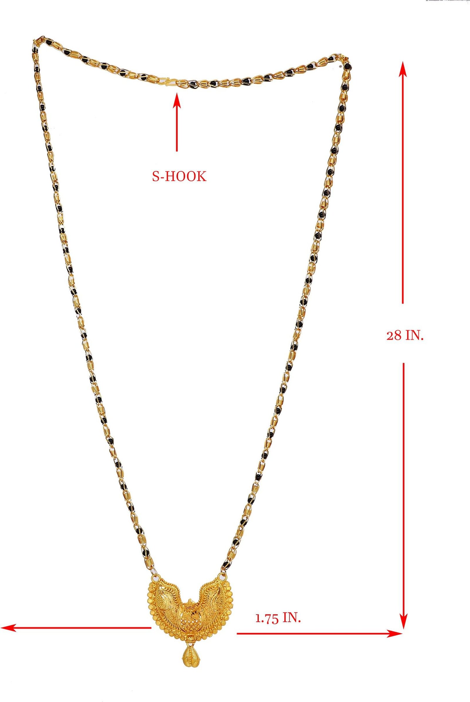 Stunning Gold Plated Mangalsutra - Image 3