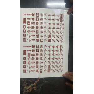 Gold Switch Stickers