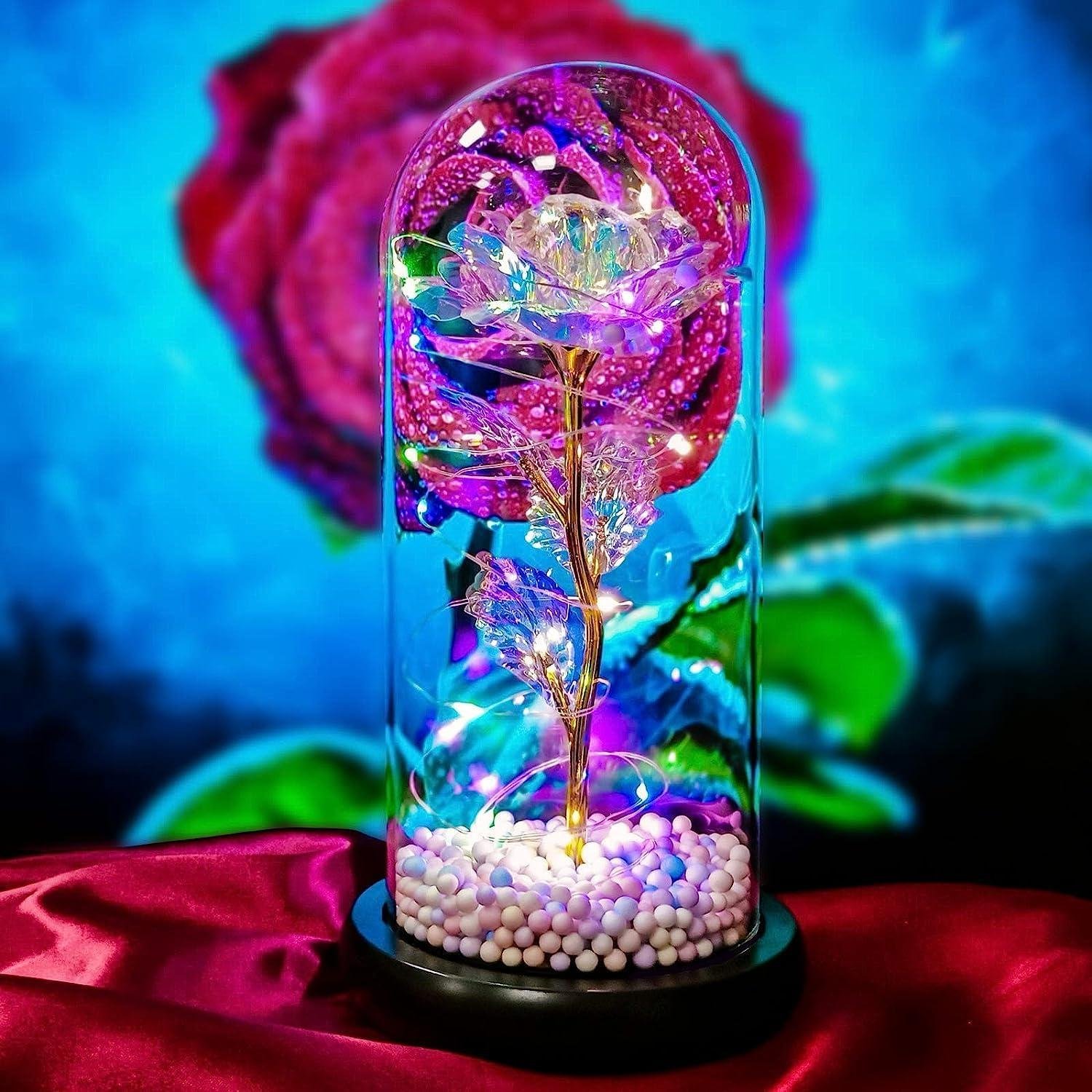 Rose Light Up Flower - Image 3