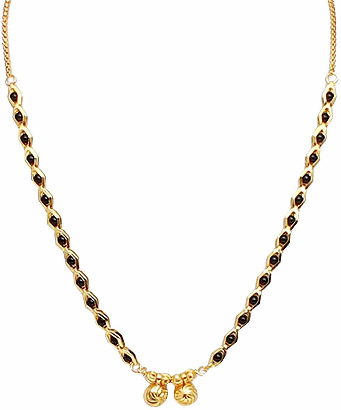 Pretty Gold Plated Mangalsutra - Image 2