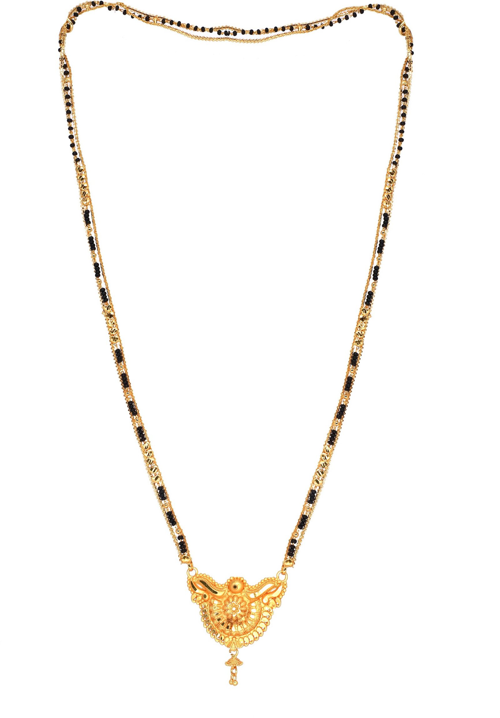 Pretty Gold Plated Mangalsutra - Image 2