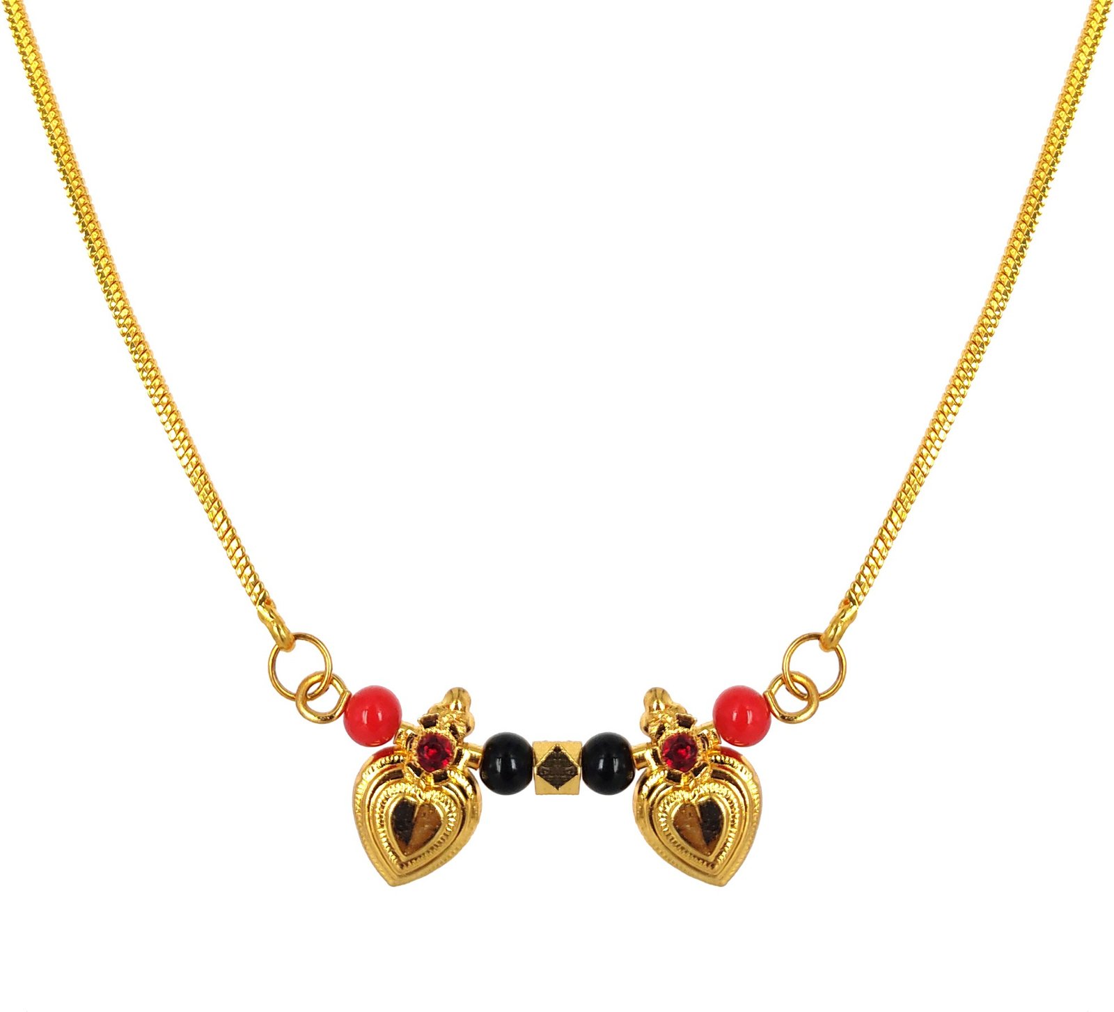 Stunning Gold Plated Mangalsutra - Image 3