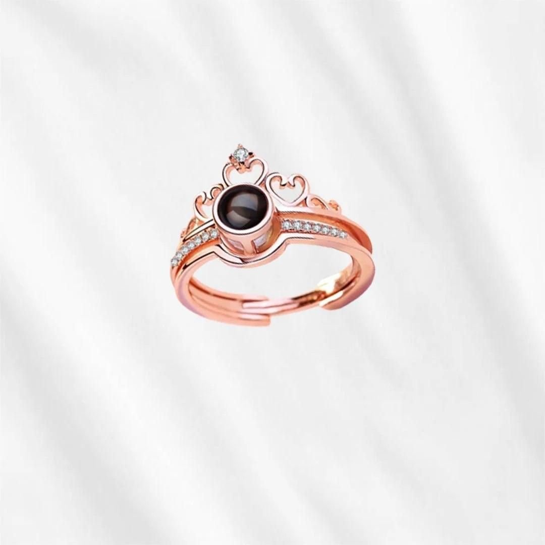 I Love You In 100 Languages Adjustable Ring (Assorted Color) - Image 3