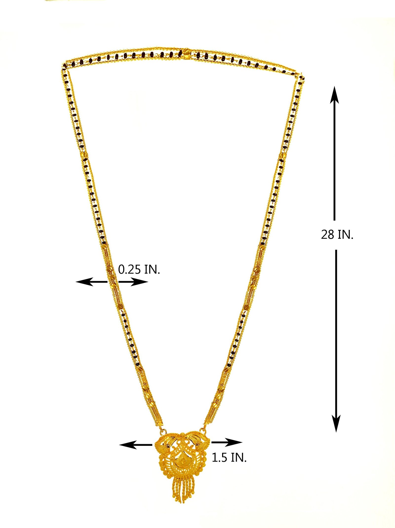 Unique Gold Plated Mangalsutra - Image 2