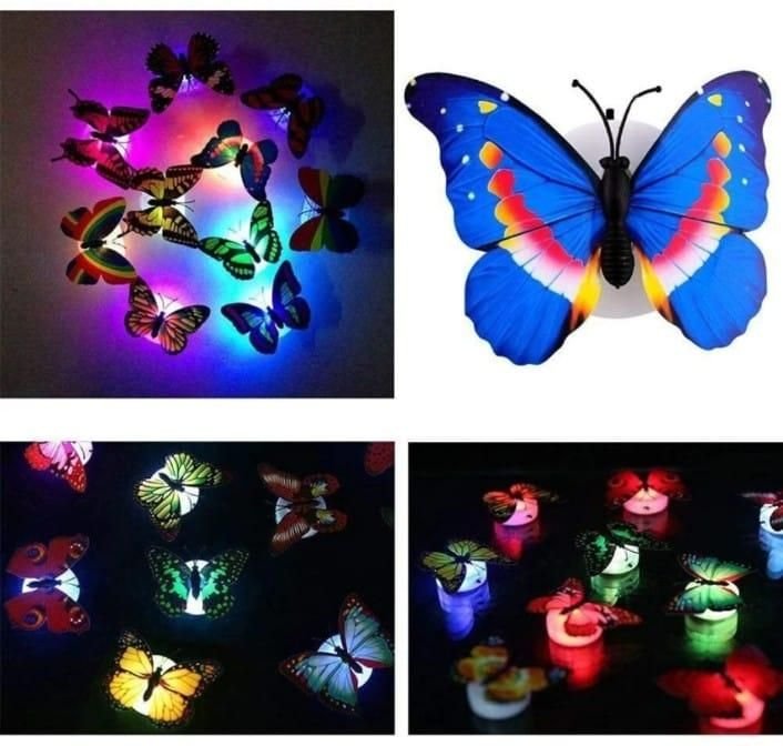 3D Butterfly Led Light for Home Decoration (Pack of 3) - Image 3