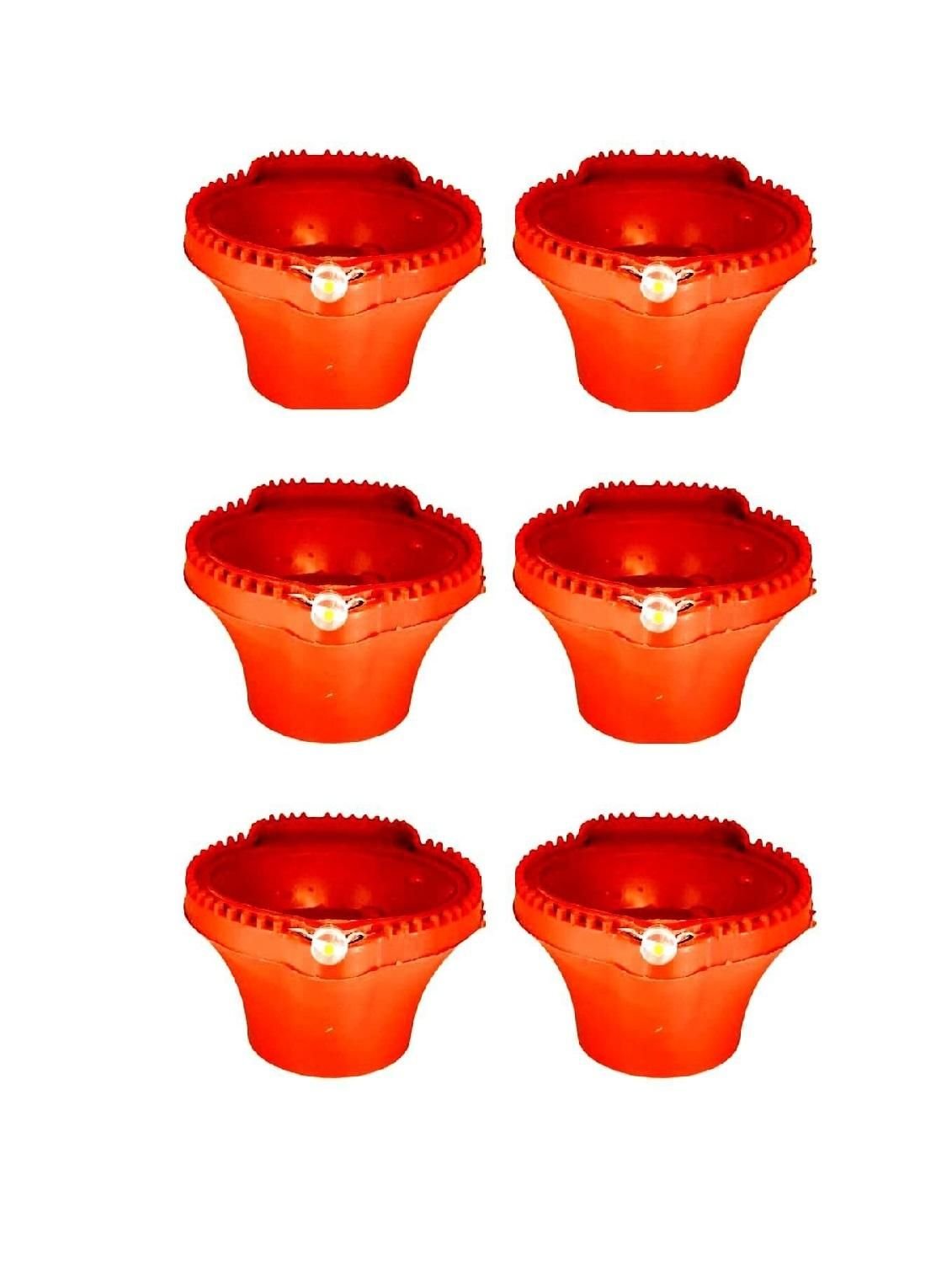 LED Light Water Sensor Diyas Plastic with, Ambient Lights, (Pack of 6/12/18/24) - Image 3