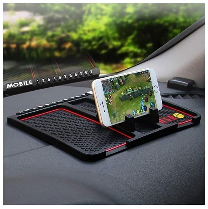 HSR Car Accessories Multifunction Phone GPS Holder Anti Slip Silicone Pad and Car Mobile Holders for Car Dashboard - Image 2
