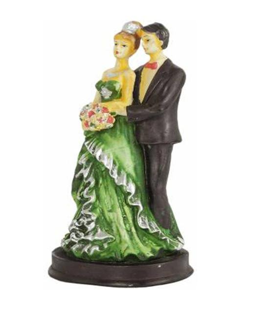Handcrafted Loving Married Couple Statue Showpiece - Image 2