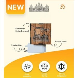 3-in-1 Ayodhya Ram Mandir Aroma Burner & Night lamp