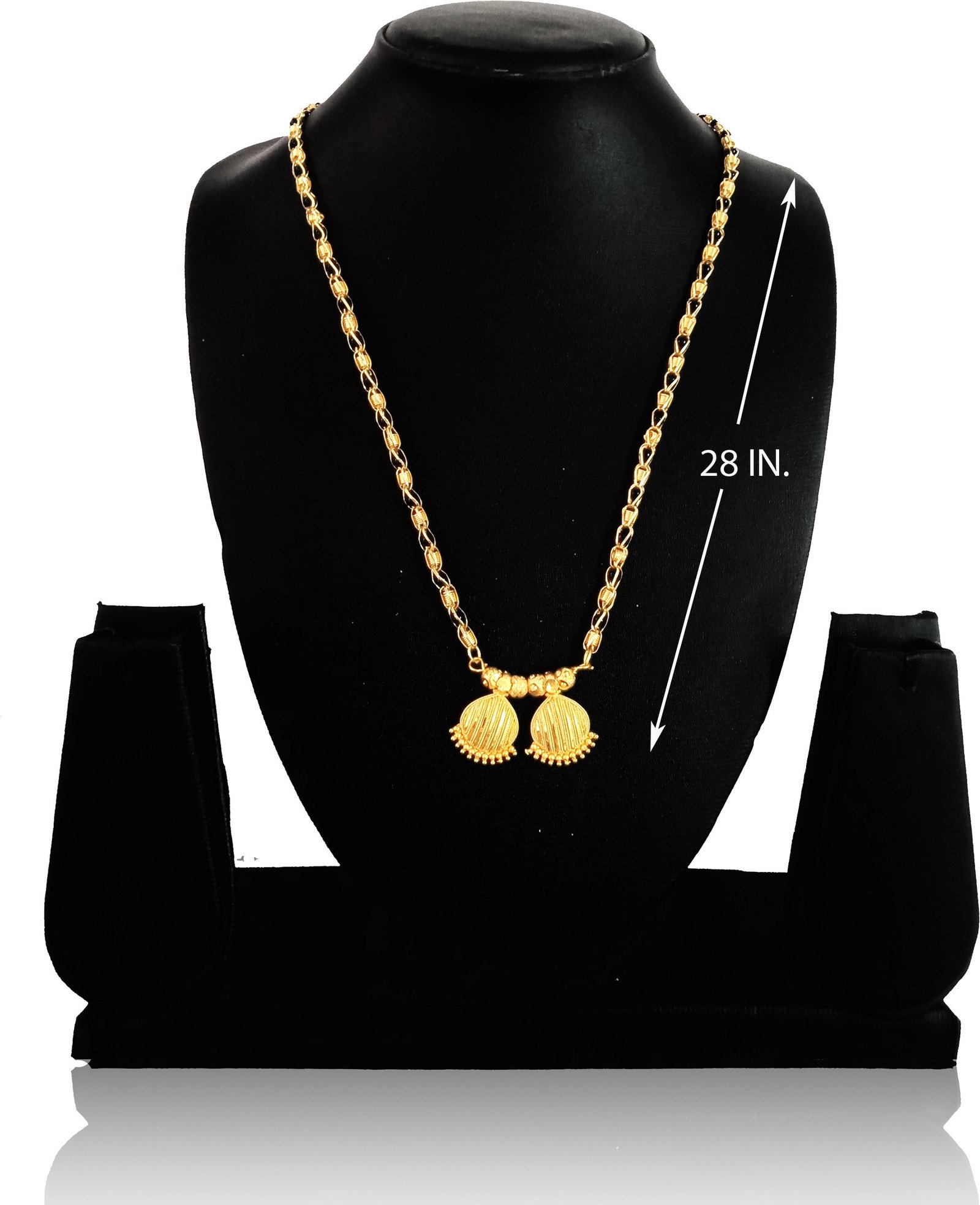Pretty Gold Plated Mangalsutra - Image 2