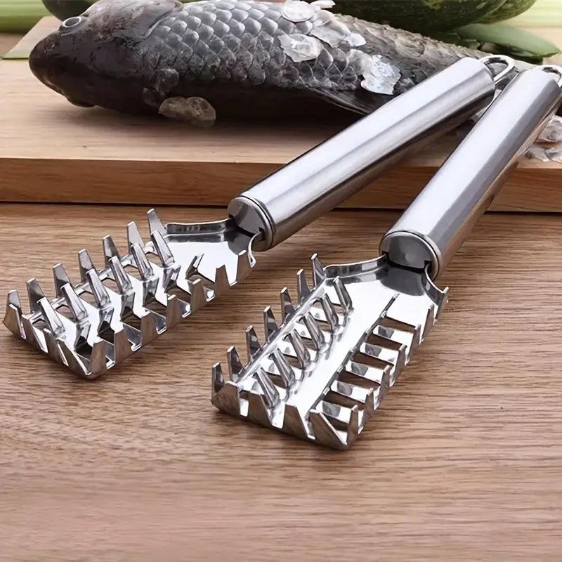 Fish Scale Remover Scrapper Scaler Cutter Cleaning Tools for Kitchen Home(Pack of 2) - Image 2