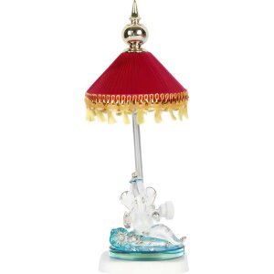 Ganpati Sitting Statue Decorative Showpiece - 18 cm  (Crystal, Multicolor)