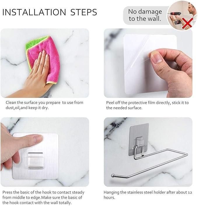 Tissue Roll Paper Tissue Holders Holder (Pack of 1) - Image 4