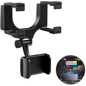 Rearview Mirror Phone Holder