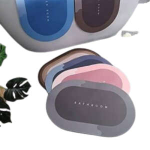 Water Absorbing Anti Slip Floor Mat, Bath Mat | Cushion Mat Super Absorbent Soft Carpet, Quick Dry Dirt Barrier For Bathroom Home, Office (40X60Cm, Assorted Color any 1)