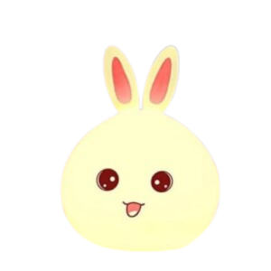 Silicone Open Eye Bunny Touch Lamp