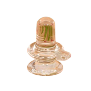 Sphatik Shivling/Big Size for Home Pooja Decorative Showpiece - 4 inch, 20gm (Crystal, White)