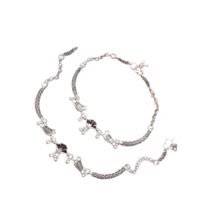Womens Silver Plated Anklets