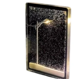 Snow Scene Light Street Lamp