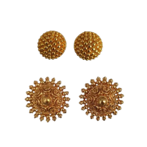 Trendy Gold Plated Earrings (Combo)