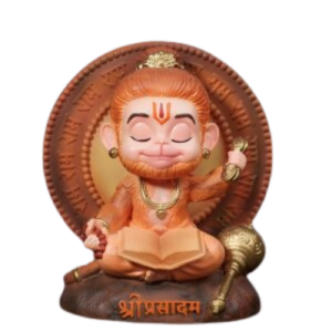 Shri Prasadam Meditating Bal Hanuman Idol