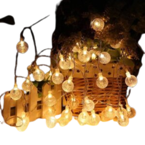 New 16 LED Crystal Balls String Light