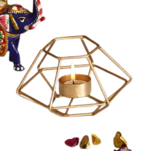 CraftIndia Decorative Handcrafted Metal Tea Light Holder