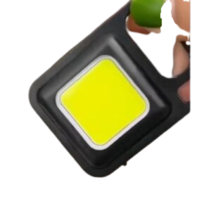 Mini LED COB Flashlight Keychain Light 500 Lumen Rechargeable Flashlights 4 Light Modes Portable Pocket