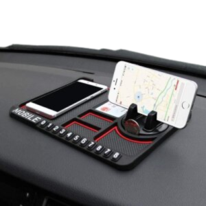 HSR Car Accessories Multifunction Phone GPS Holder Anti-Slip Silicone Pad and Car Mobile Holders for Car Dashboard