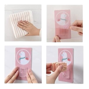 Mop Broom Holder Wall Mounted Cartoon Mop Broom Holders (Pack of 2)