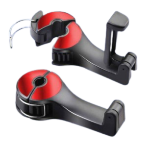 Car Seat Back Hooks with Phone Holder (Pack of 2)