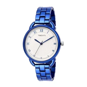 Women Stylish Stainless Steel Watch, Blue