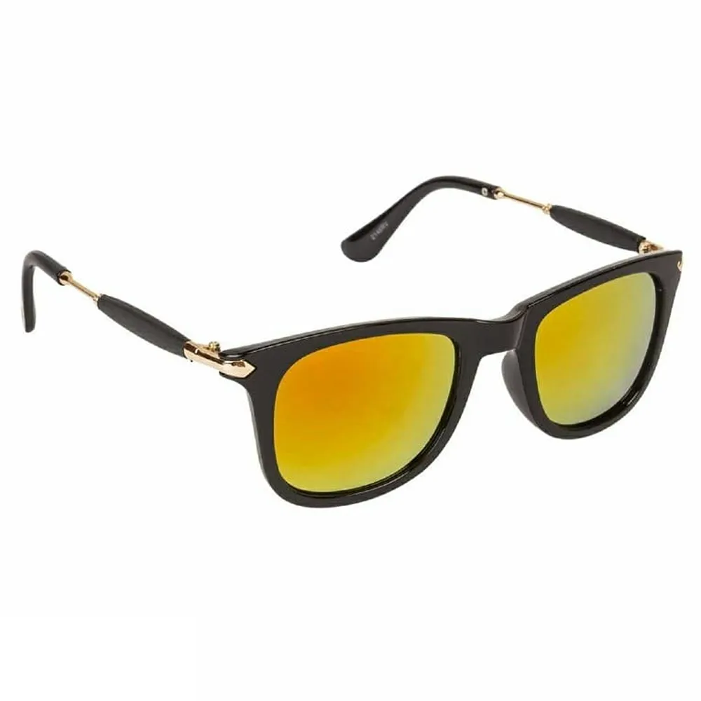Metal Square Sunglass For Men And Boys, Trendy Black