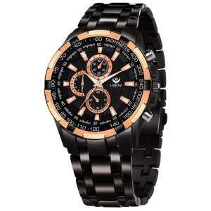 Lorenz Watch Black Dial Analog Watch For Men