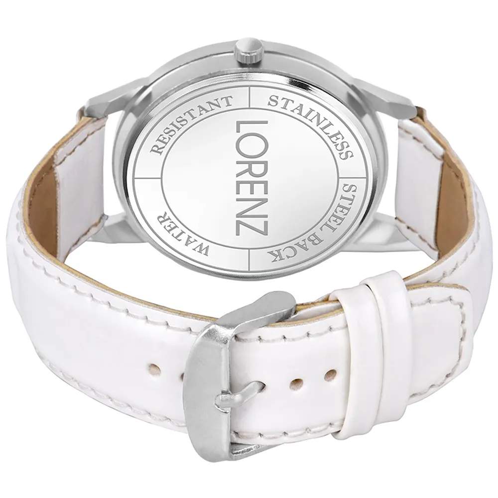Lorenz Watch Casual White Dial Analog Watch For Men - Image 2