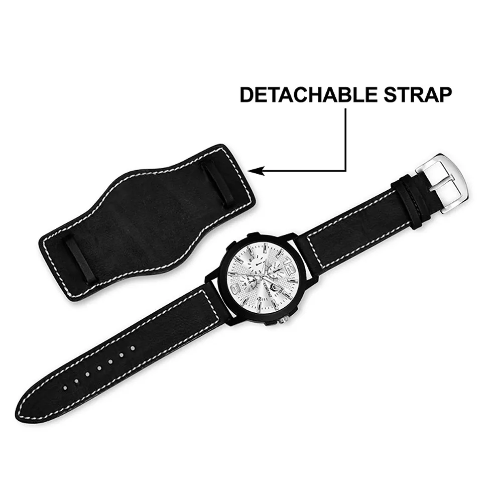 Lorenz Watch Two-in-one Detachable Bracelet Strap Analogue Watch For Men - Image 4
