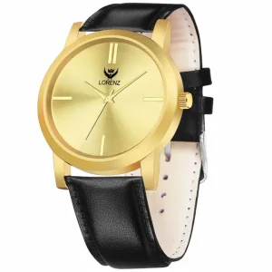 Lorenz Analogue Golden Dial Men’s Watch