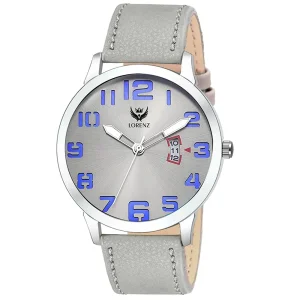 Lorenz Watch Analog Grey Dial Slim Watch For Men